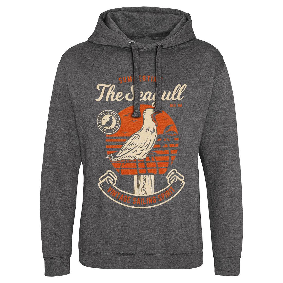 Seagull Bird Mens Hoodie Without Pocket Animals D573