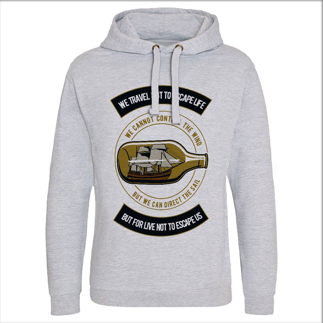 Ship An A Bottle Mens Hoodie Without Pocket Navy D574