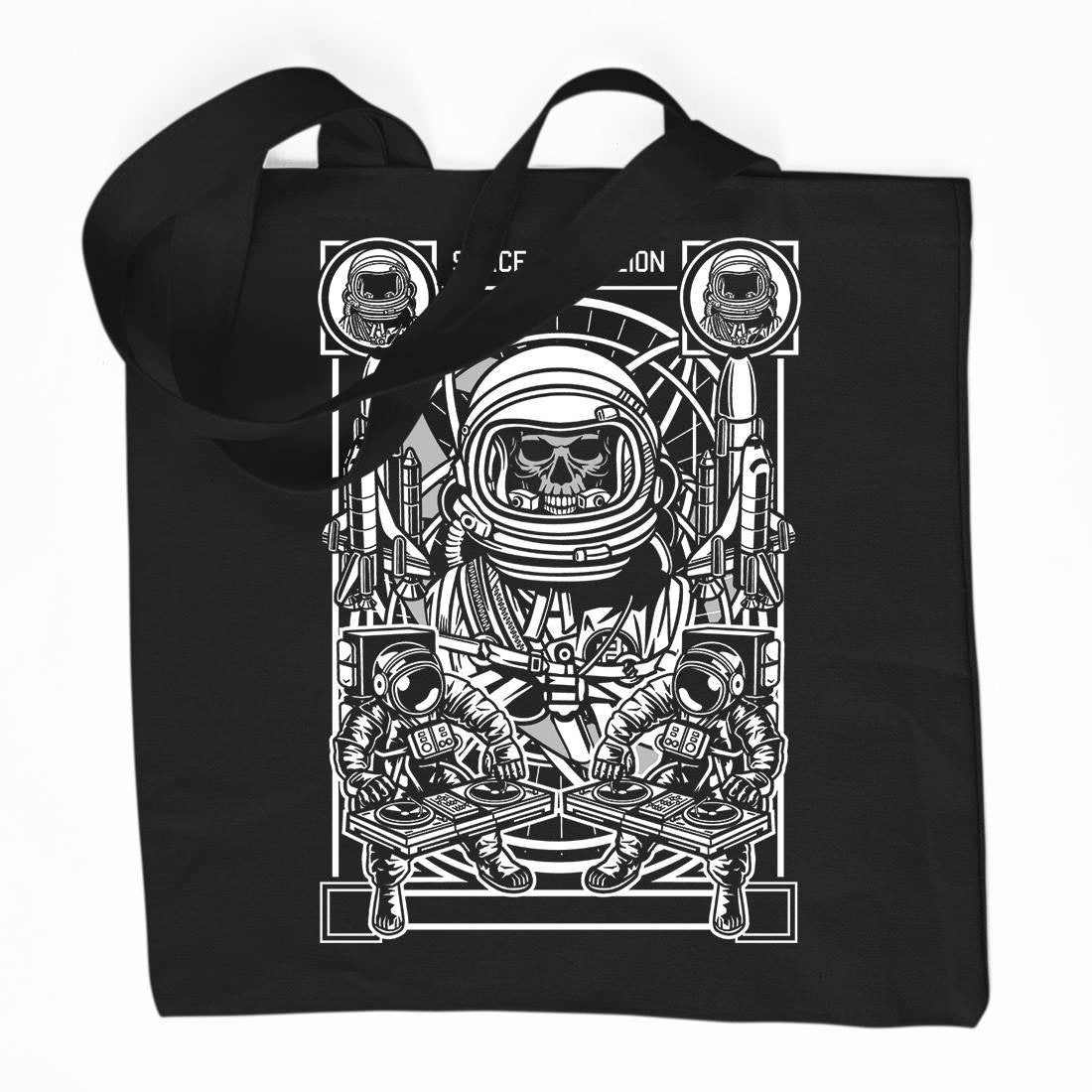 Astronaut Rebellion Organic Premium Cotton Tote Bag Space D582