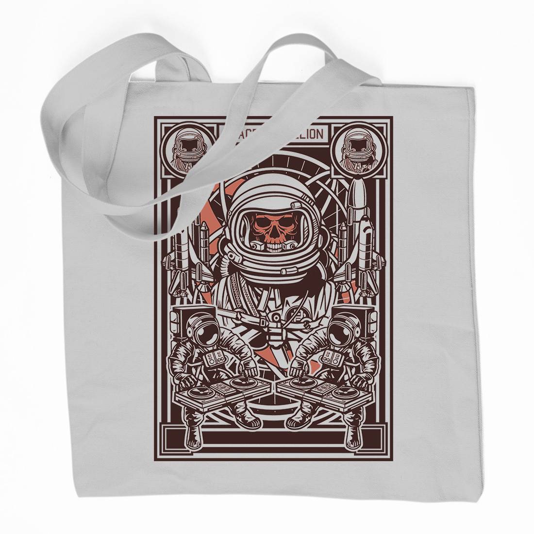 Astronaut Rebellion Organic Premium Cotton Tote Bag Space D582