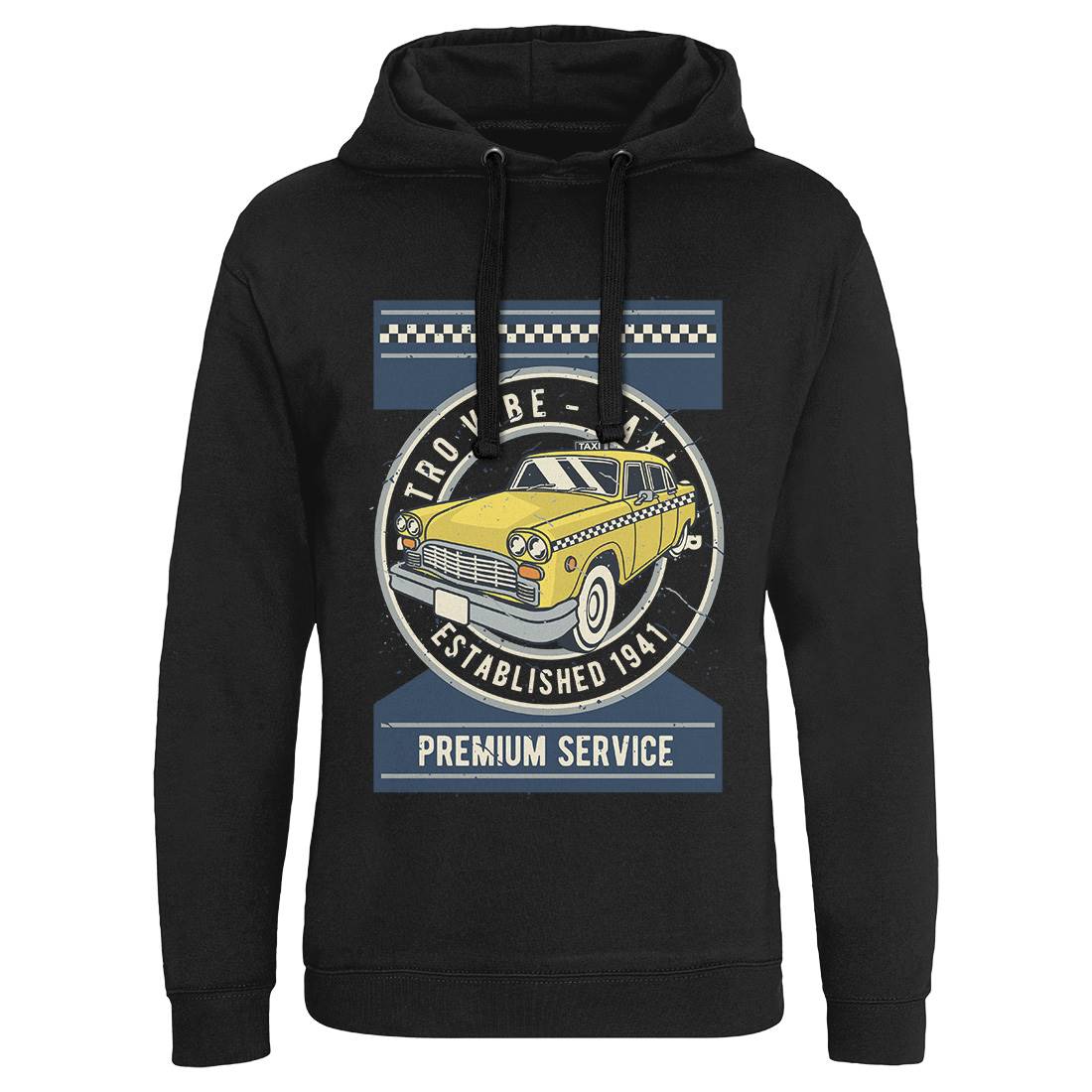 Taxi Mens Hoodie Without Pocket Cars D587