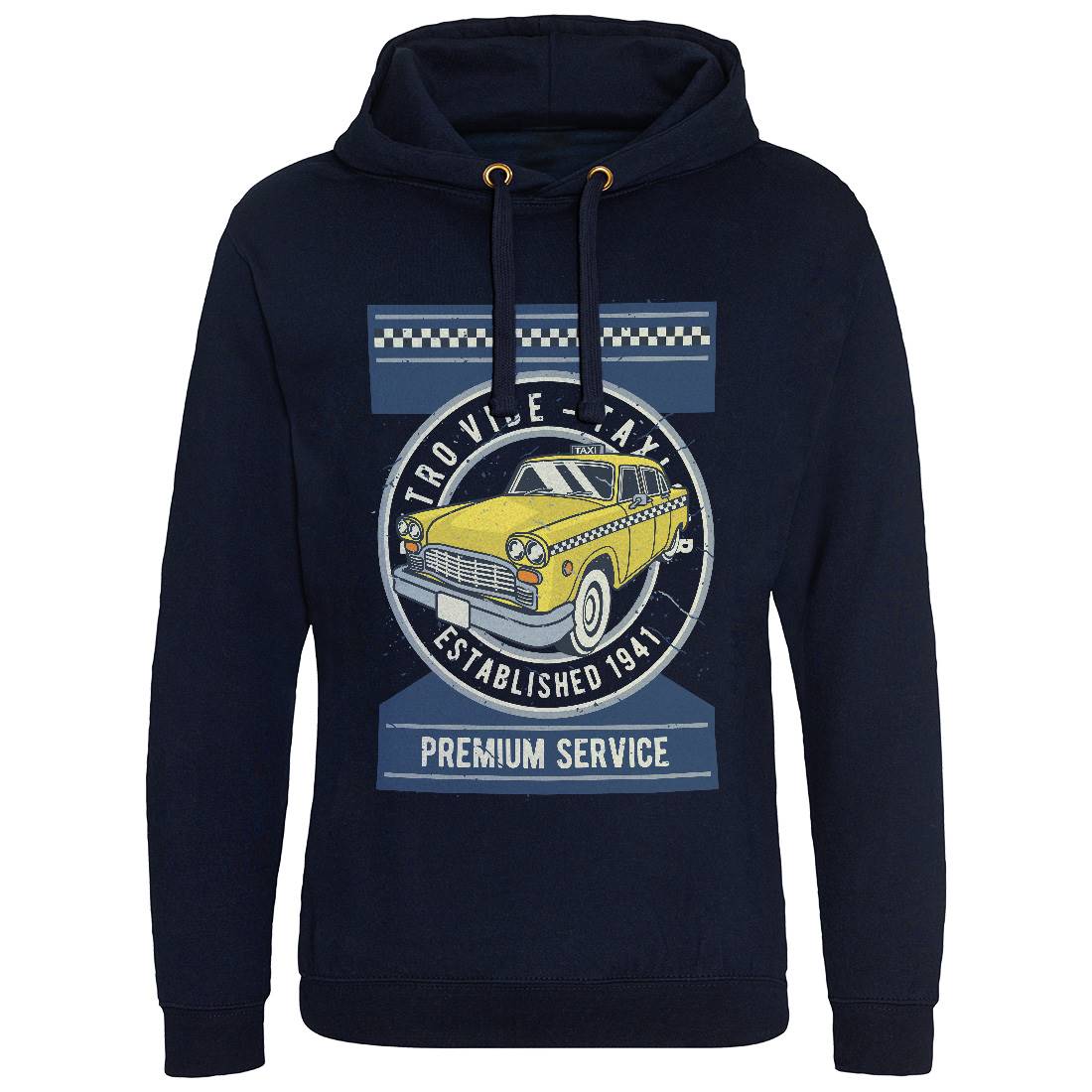 Taxi Mens Hoodie Without Pocket Cars D587