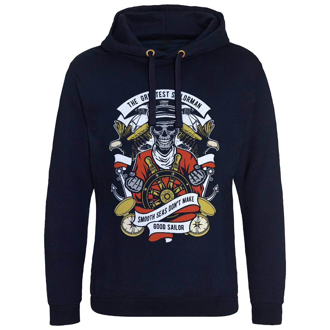 Greatest Sailorman Mens Hoodie Without Pocket Navy D589