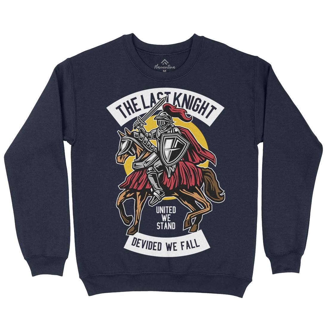 Last Knight Mens Crew Neck Sweatshirt Warriors D590