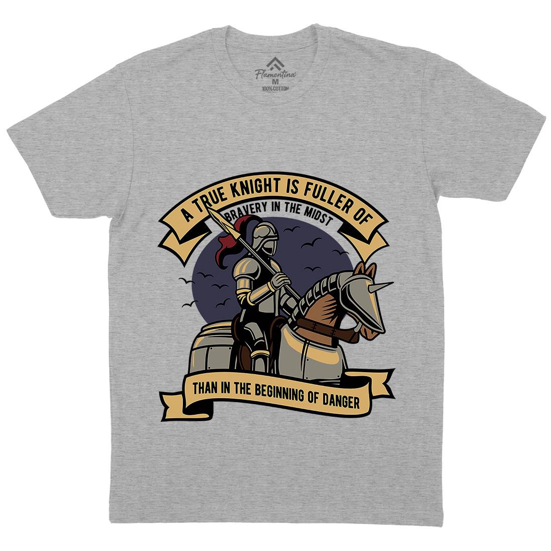 True Knight Mens Crew Neck T-Shirt Warriors D593