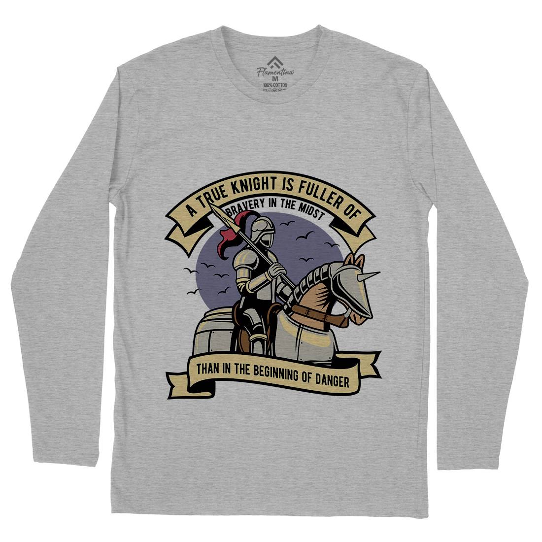 True Knight Mens Long Sleeve T-Shirt Warriors D593