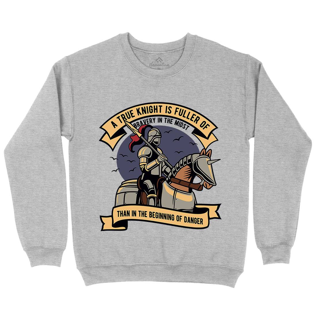 True Knight Kids Crew Neck Sweatshirt Warriors D593