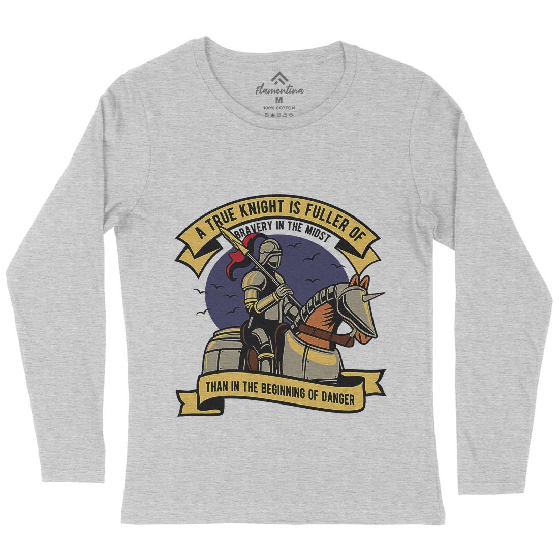 True Knight Womens Long Sleeve T-Shirt Warriors D593