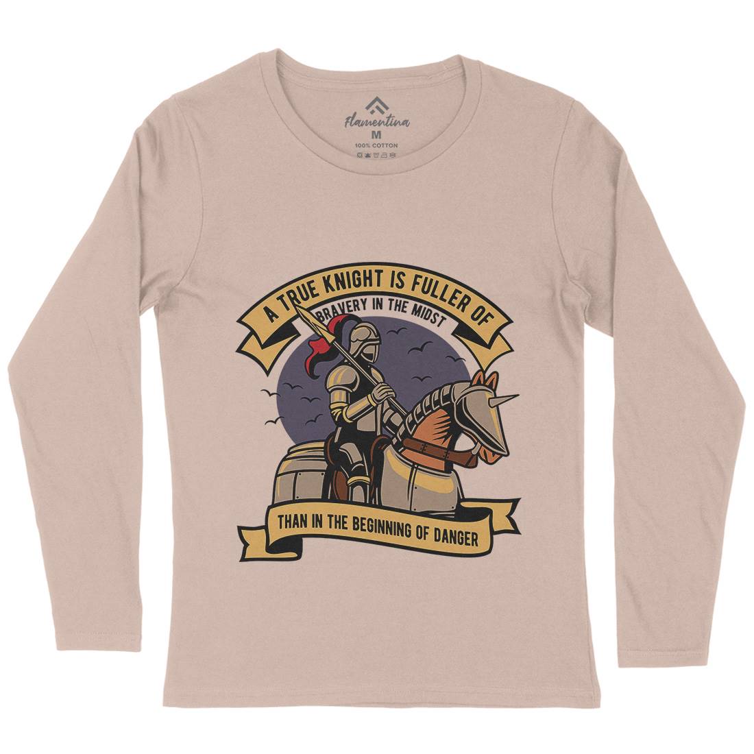 True Knight Womens Long Sleeve T-Shirt Warriors D593