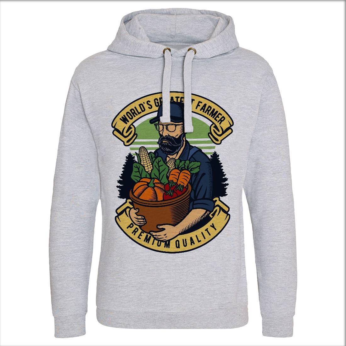 World Greatest Farmer Mens Hoodie Without Pocket Work D599