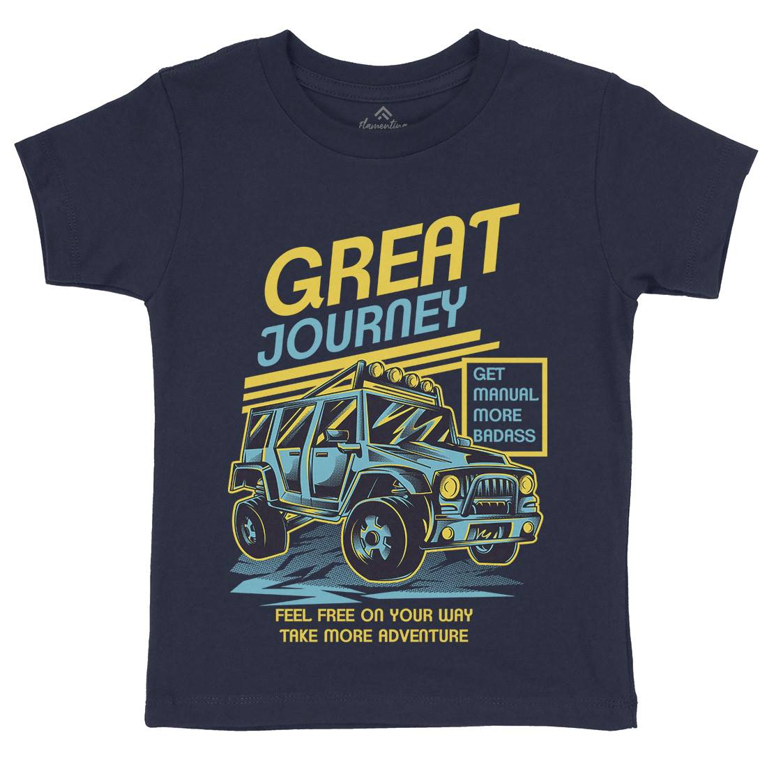 Great Journey Kids Crew Neck T-Shirt Cars D600