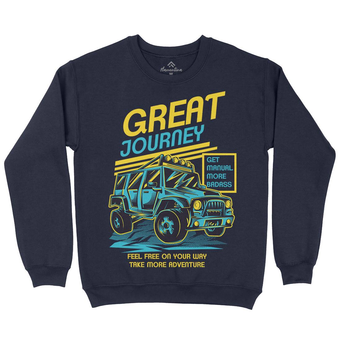 Great Journey Kids Crew Neck Sweatshirt Cars D600