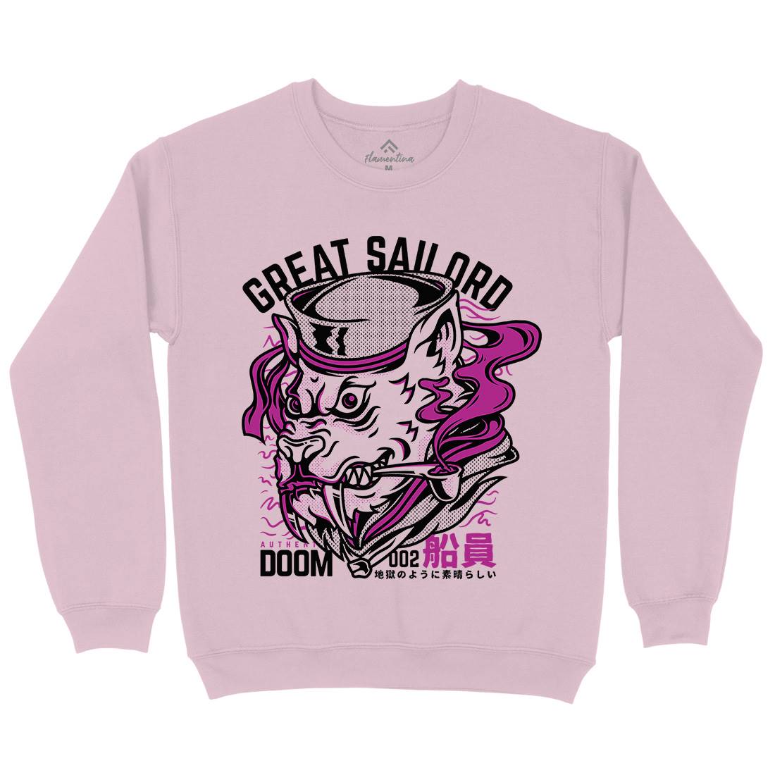 Great Sailord Kids Crew Neck Sweatshirt Navy D601