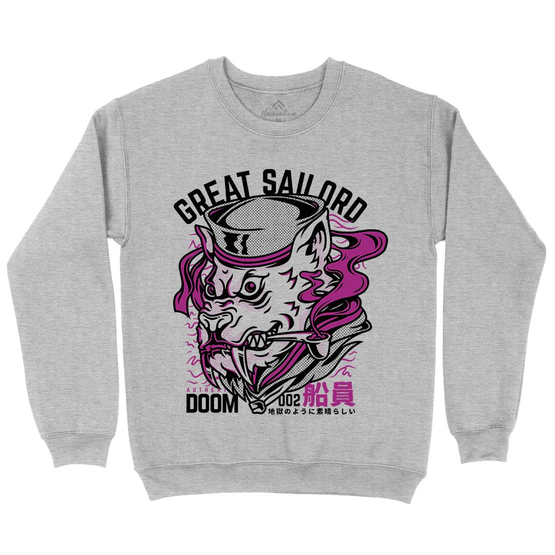 Great Sailord Kids Crew Neck Sweatshirt Navy D601