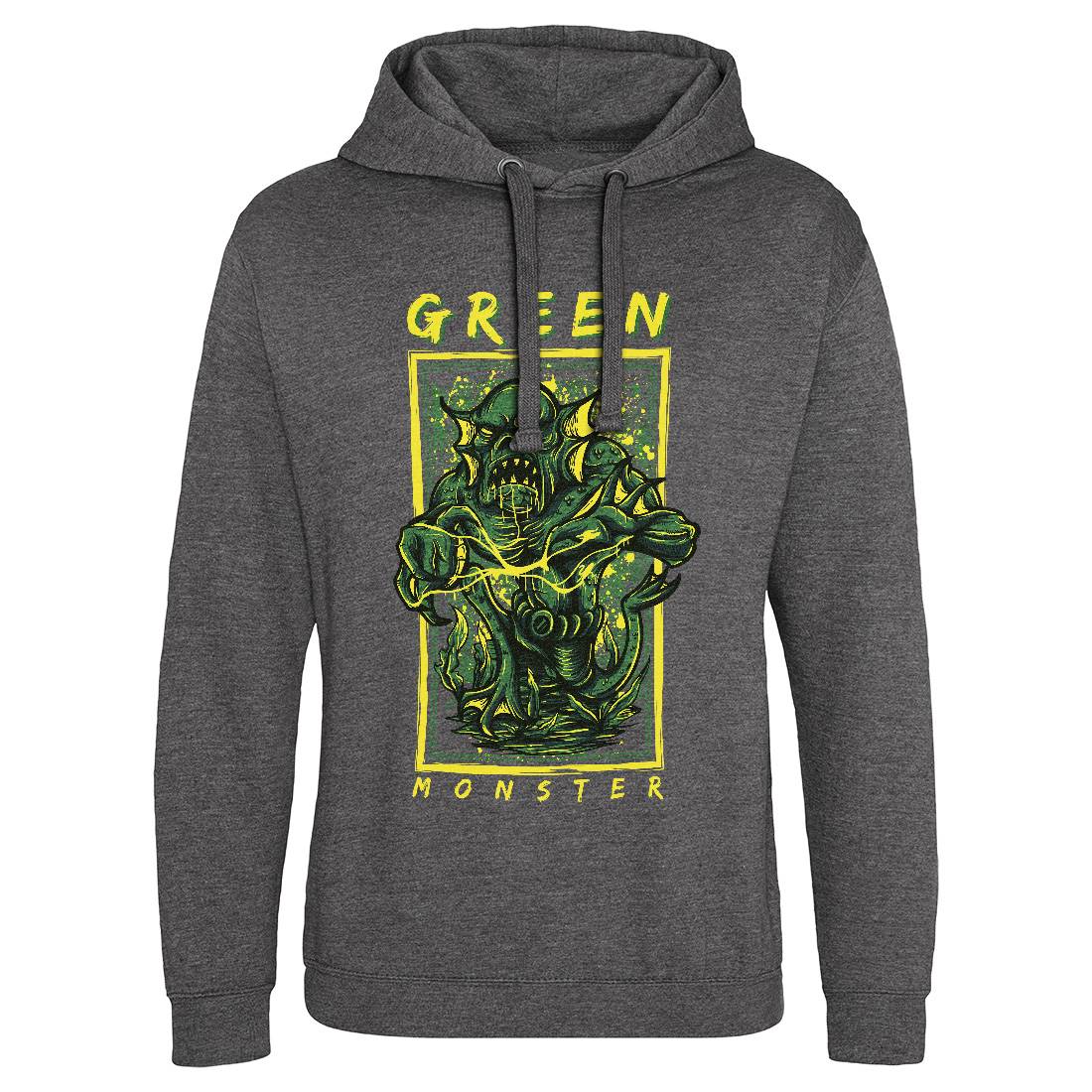 Green Monster Mens Hoodie Without Pocket Horror D603