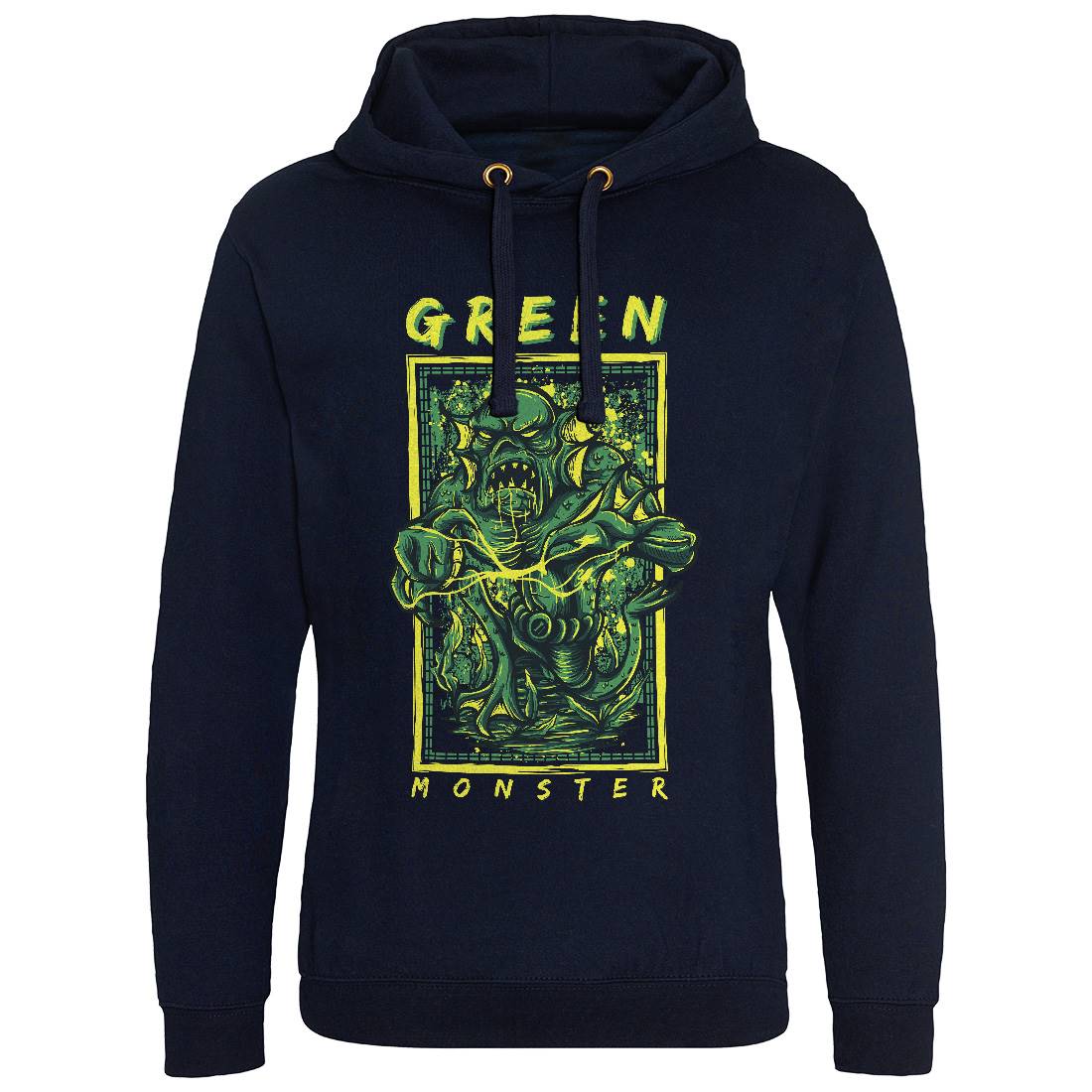 Green Monster Mens Hoodie Without Pocket Horror D603