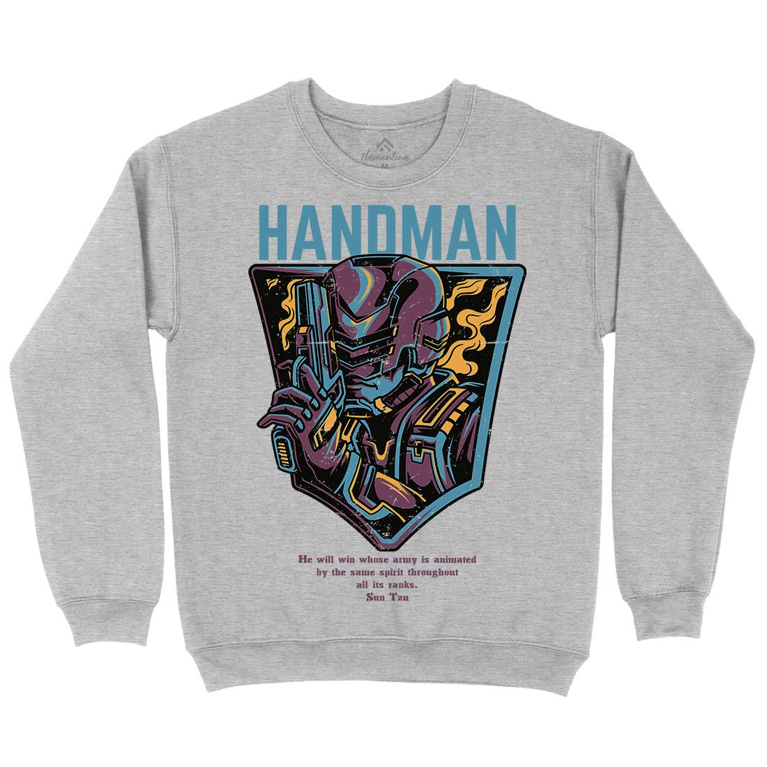 Handman Kids Crew Neck Sweatshirt Space D605