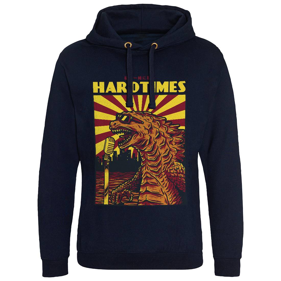 Hard Times Mens Hoodie Without Pocket Horror D608