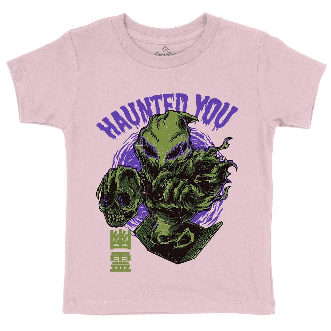Haunted You Kids Crew Neck T-Shirt Horror D609