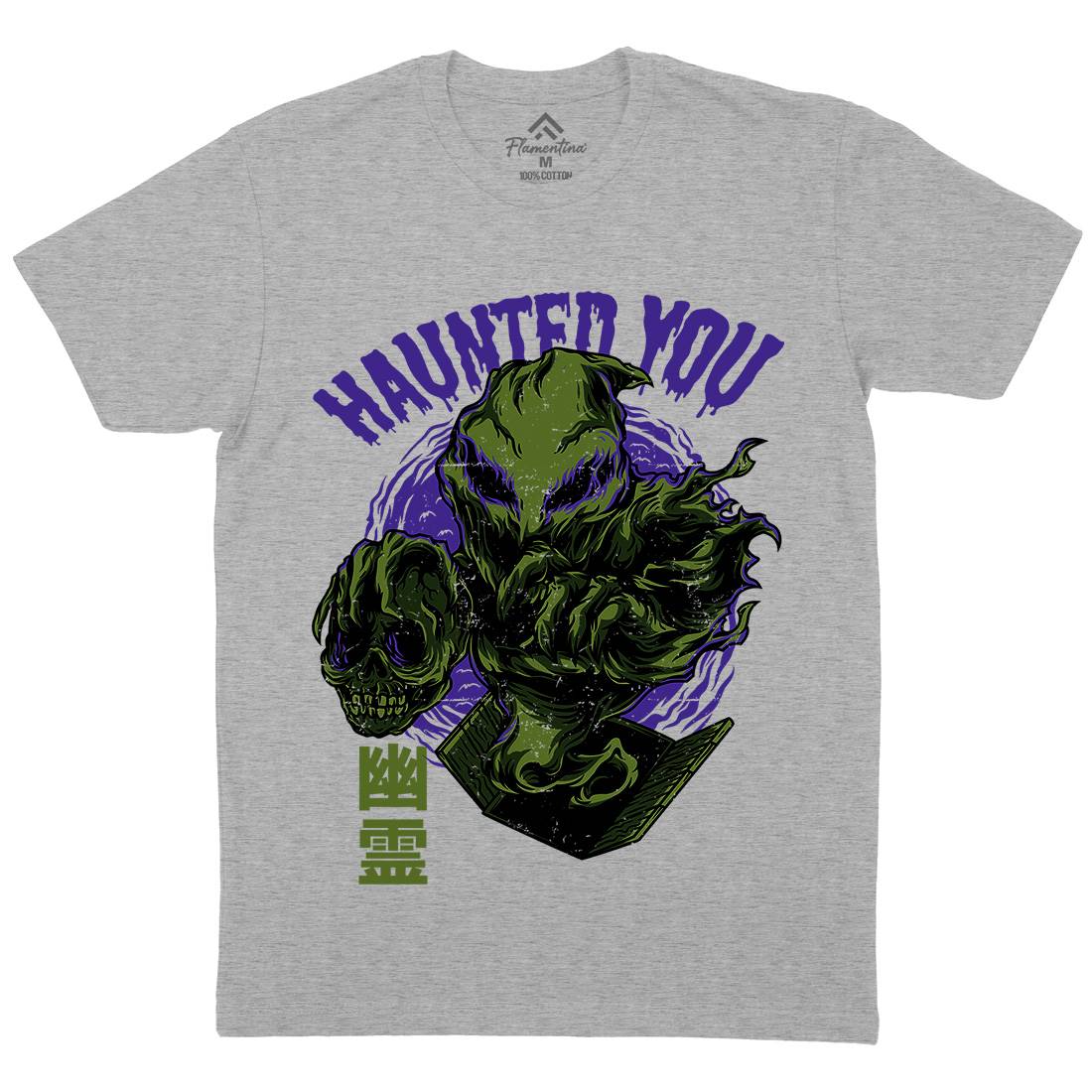 Haunted You Mens Crew Neck T-Shirt Horror D609