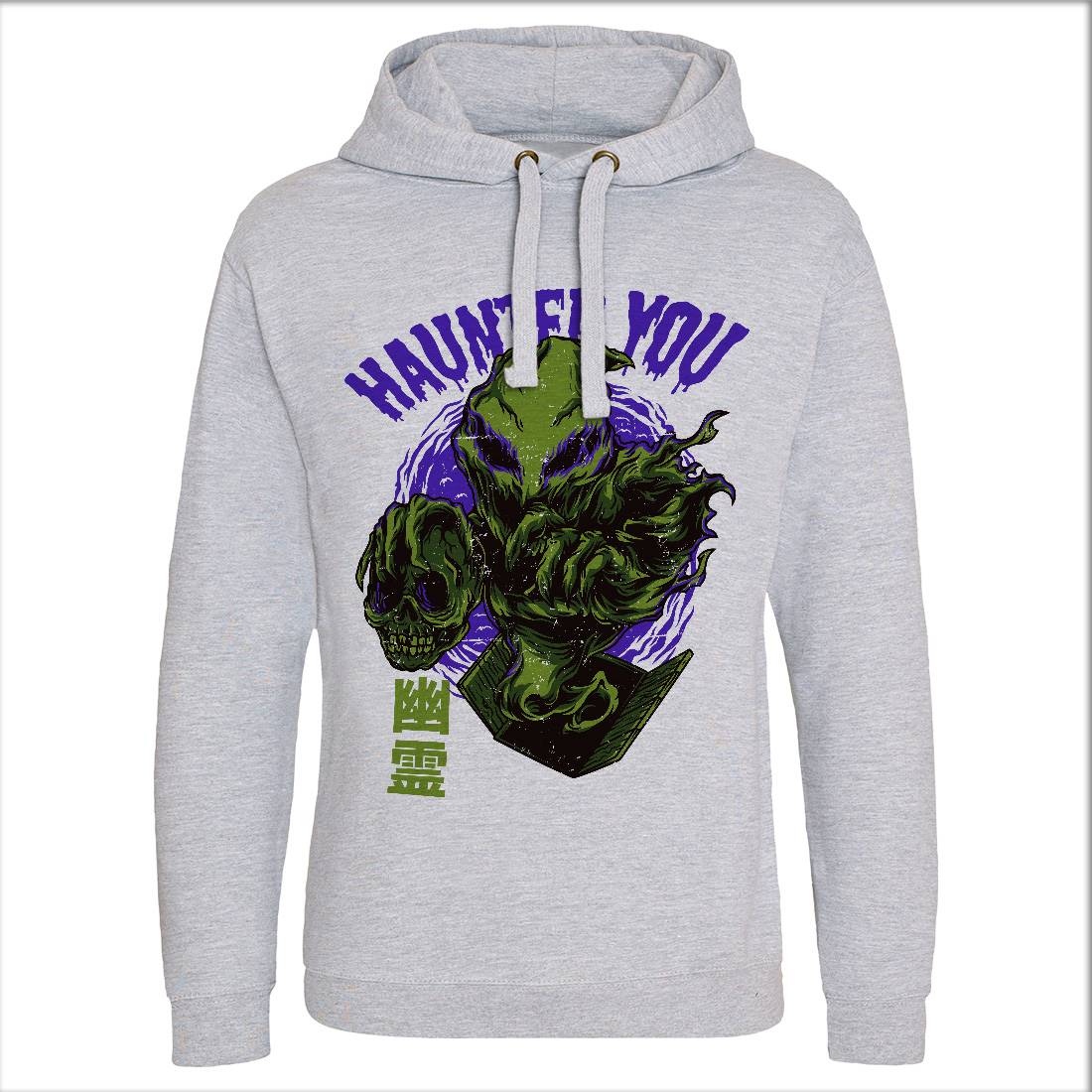 Haunted You Mens Hoodie Without Pocket Horror D609