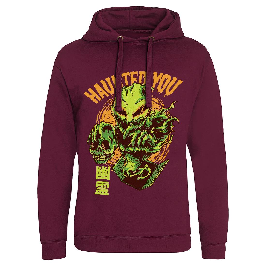 Haunted You Mens Hoodie Without Pocket Horror D609