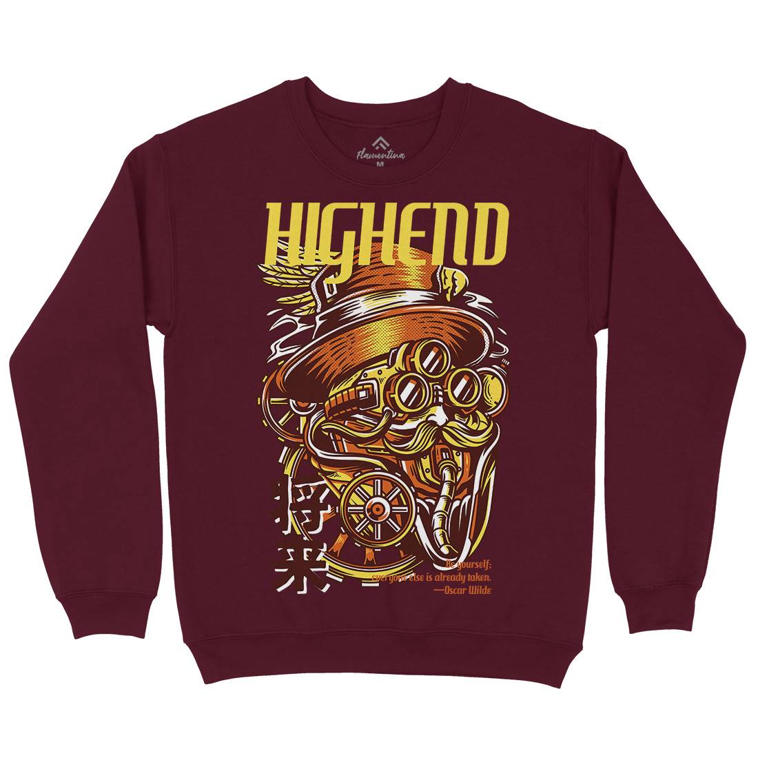 High End Kids Crew Neck Sweatshirt Steampunk D610
