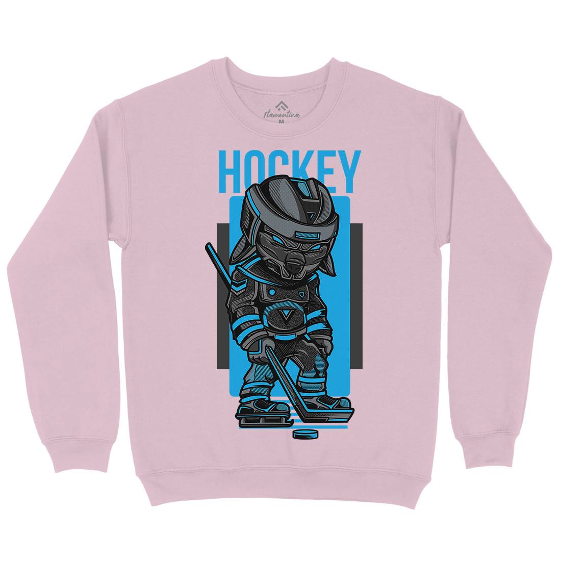 Hockey Kids Crew Neck Sweatshirt Sport D614