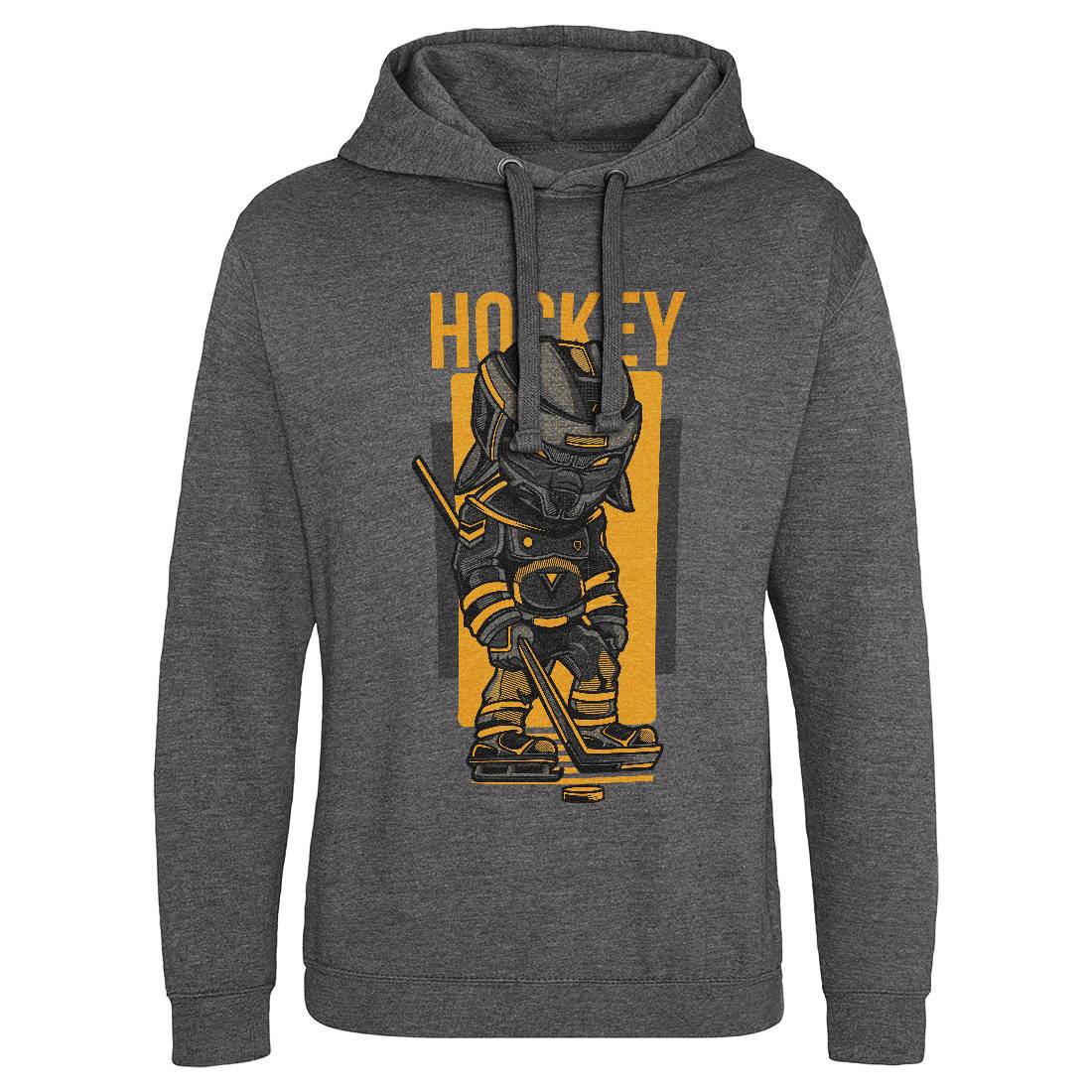 Hockey Mens Hoodie Without Pocket Sport D614