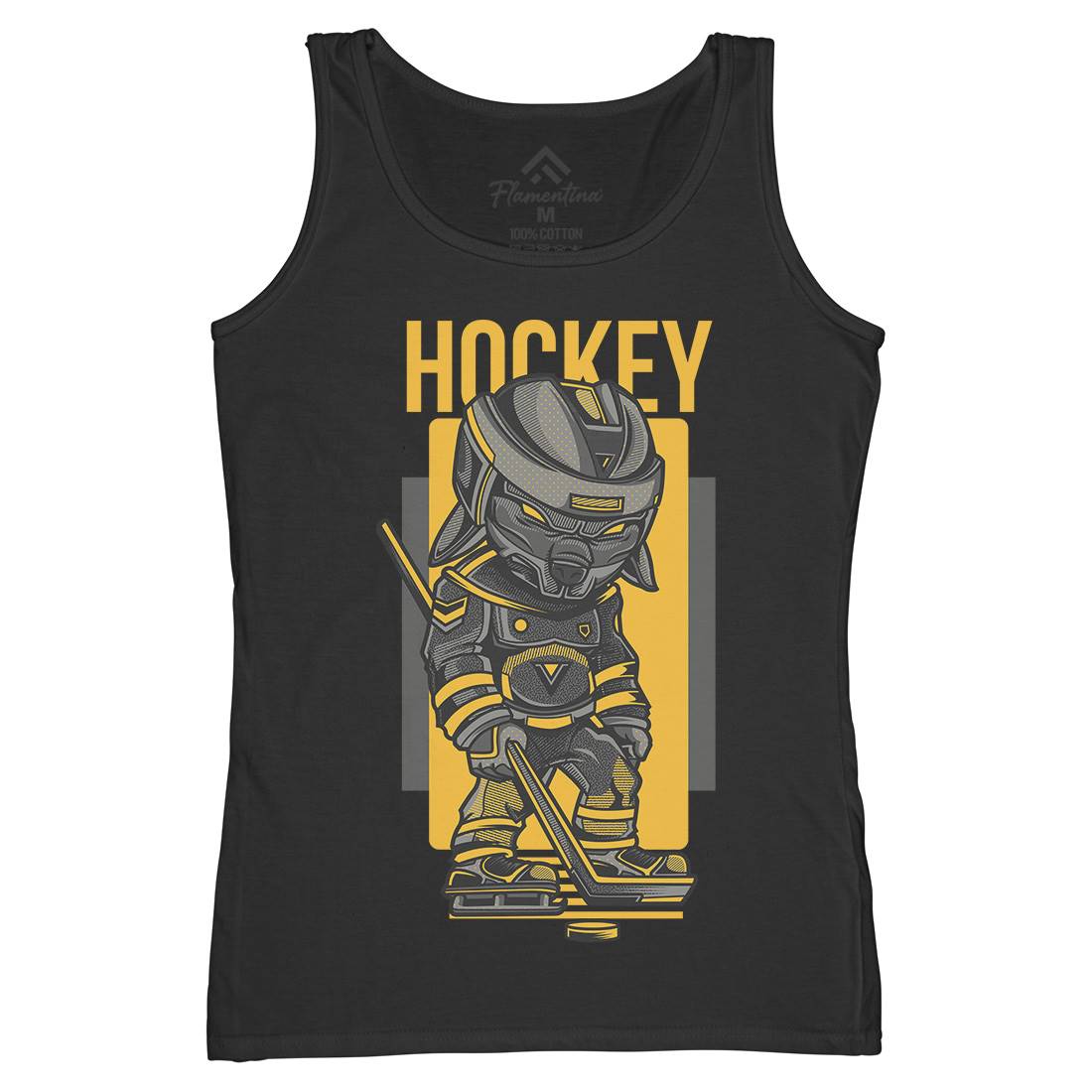 Hockey Womens Organic Tank Top Vest Sport D614