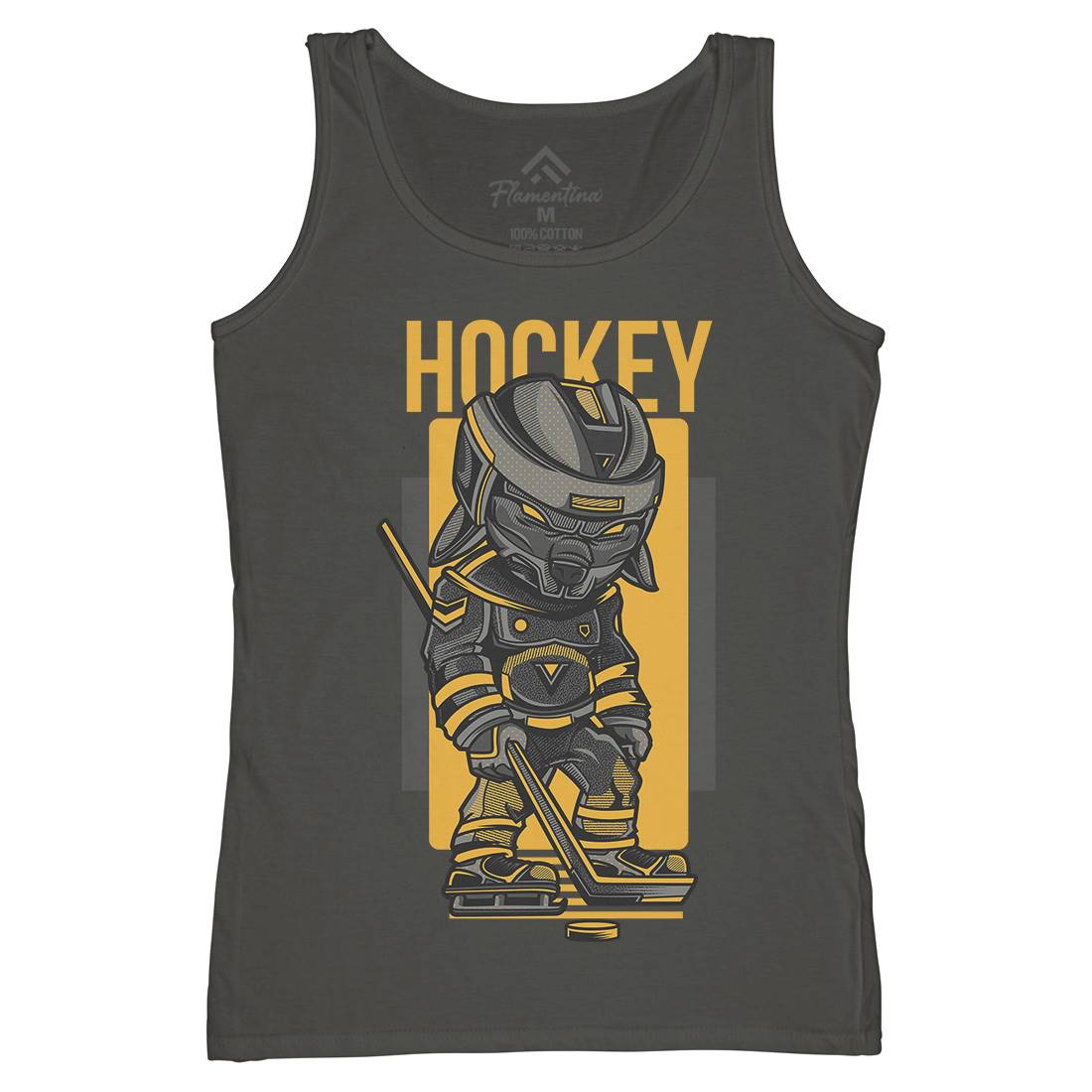 Hockey Womens Organic Tank Top Vest Sport D614