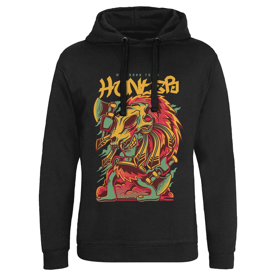 Hunter Mens Hoodie Without Pocket Horror D616
