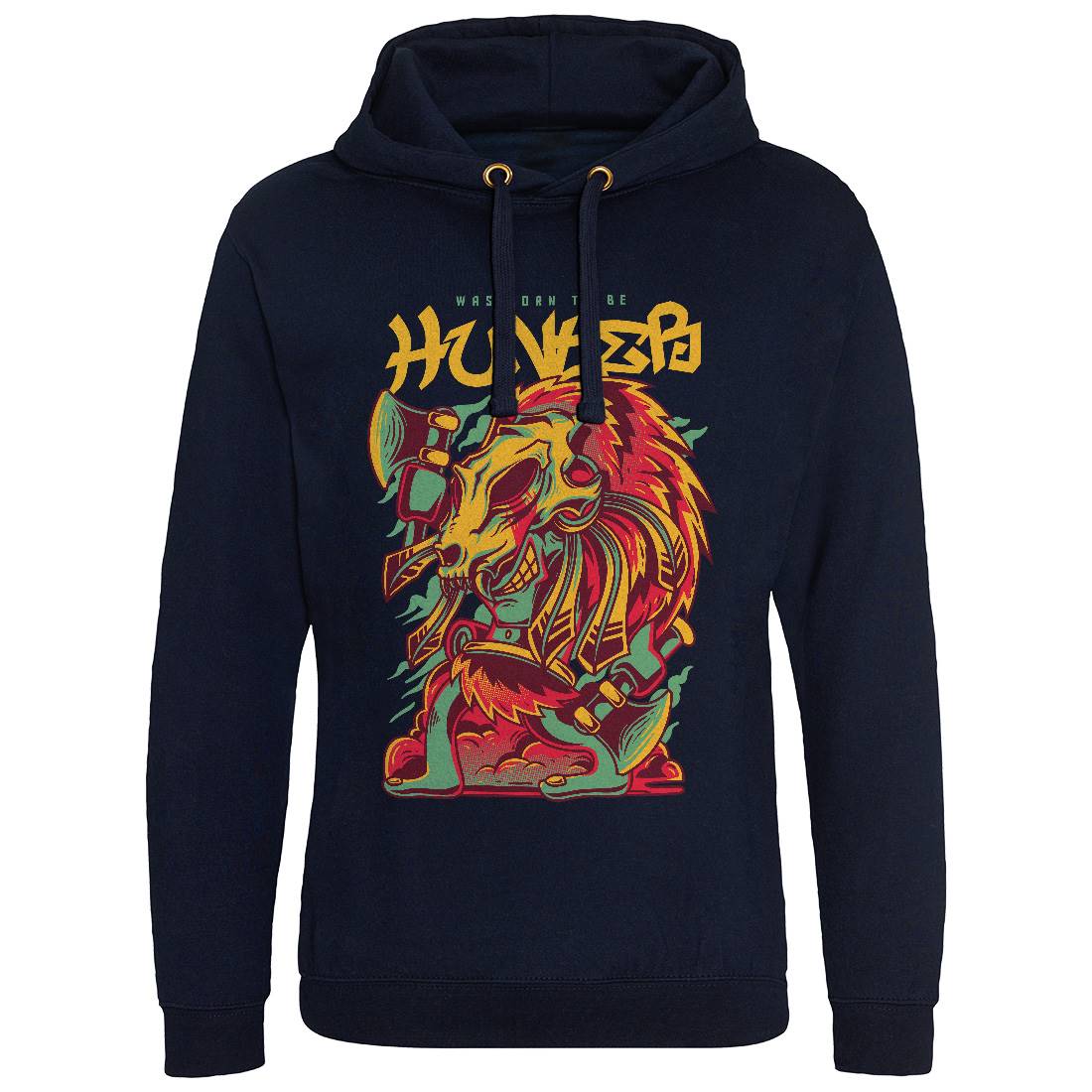 Hunter Mens Hoodie Without Pocket Horror D616