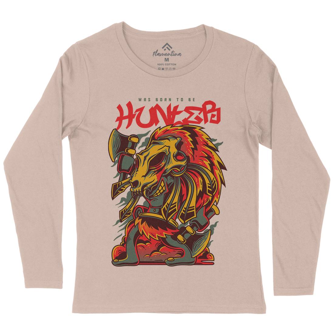 Hunter Womens Long Sleeve T-Shirt Horror D616