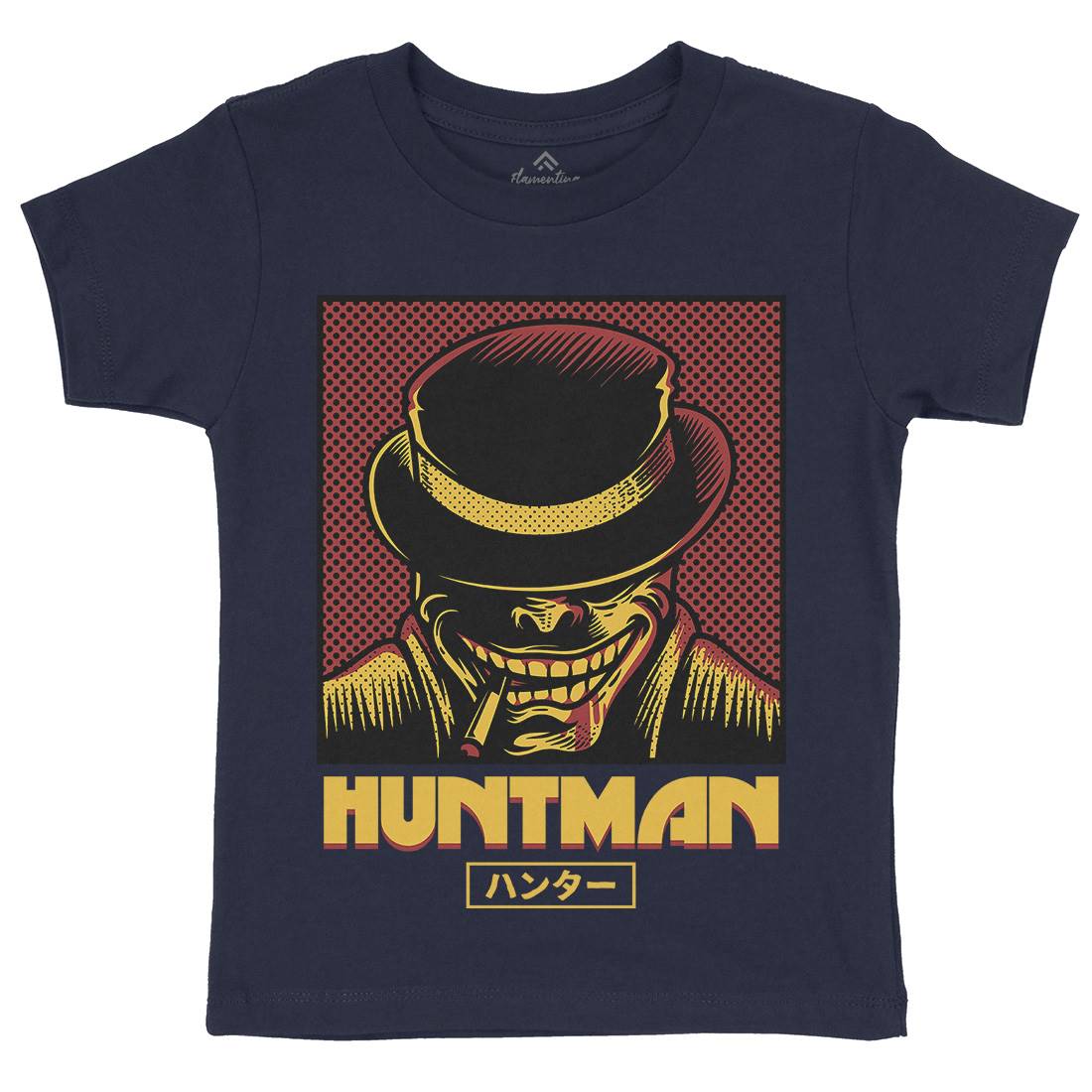 Huntsman Kids Crew Neck T-Shirt Horror D617