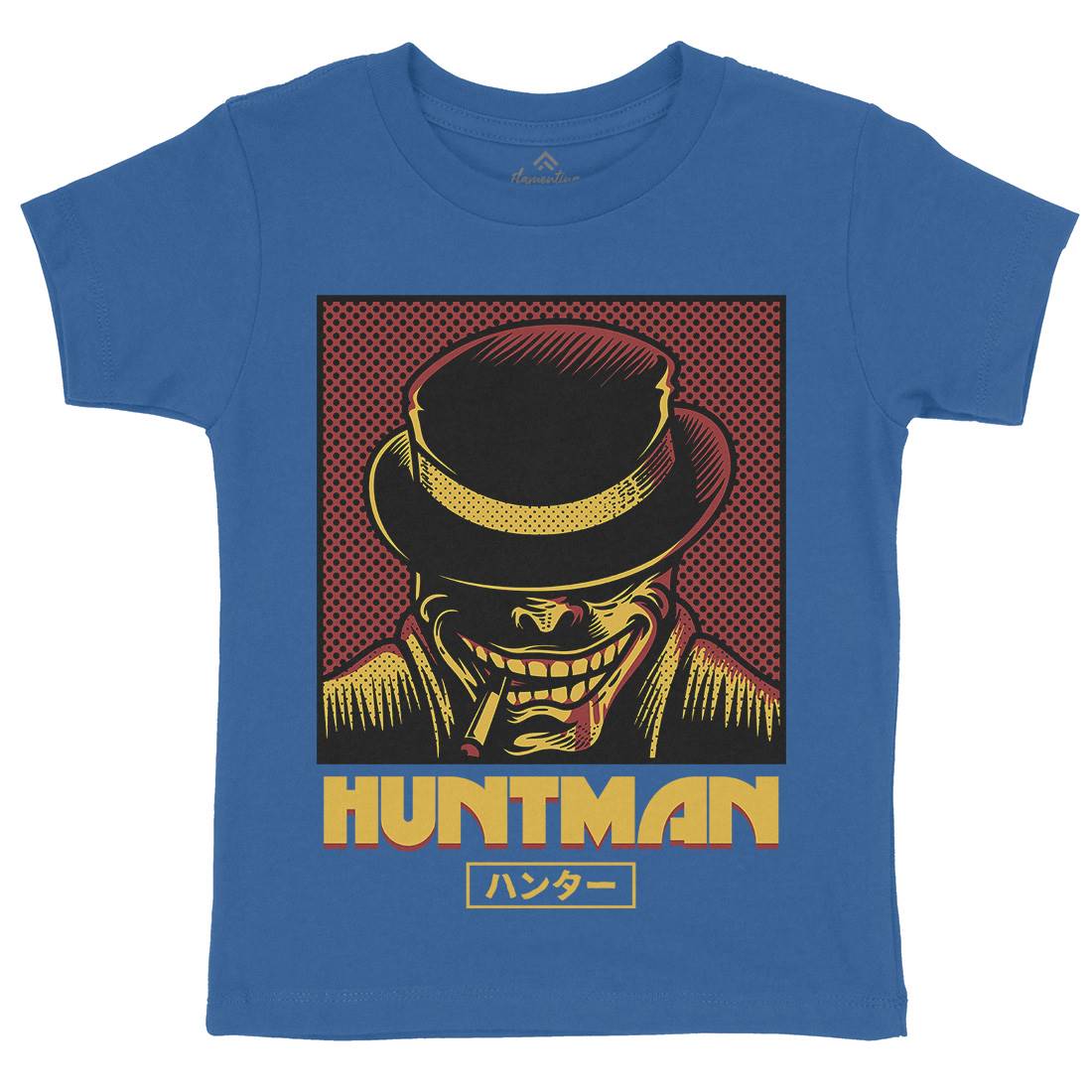Huntsman Kids Organic Crew Neck T-Shirt Horror D617