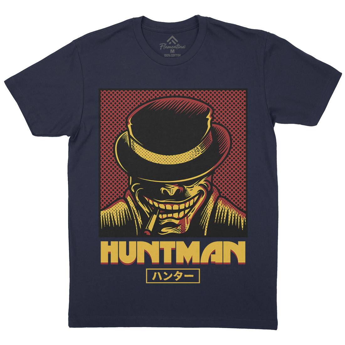 Huntsman Mens Crew Neck T-Shirt Horror D617