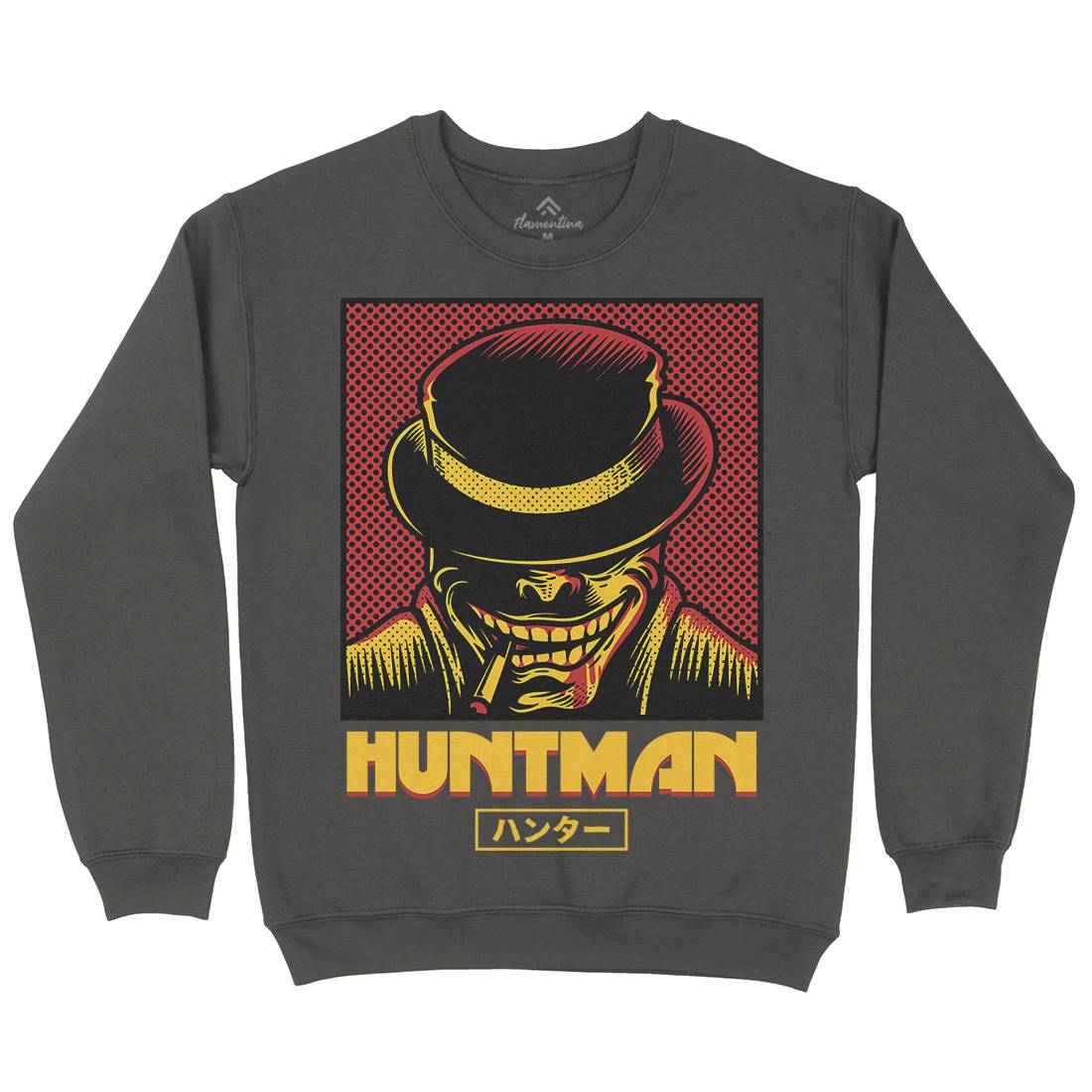 Huntsman Mens Crew Neck Sweatshirt Horror D617