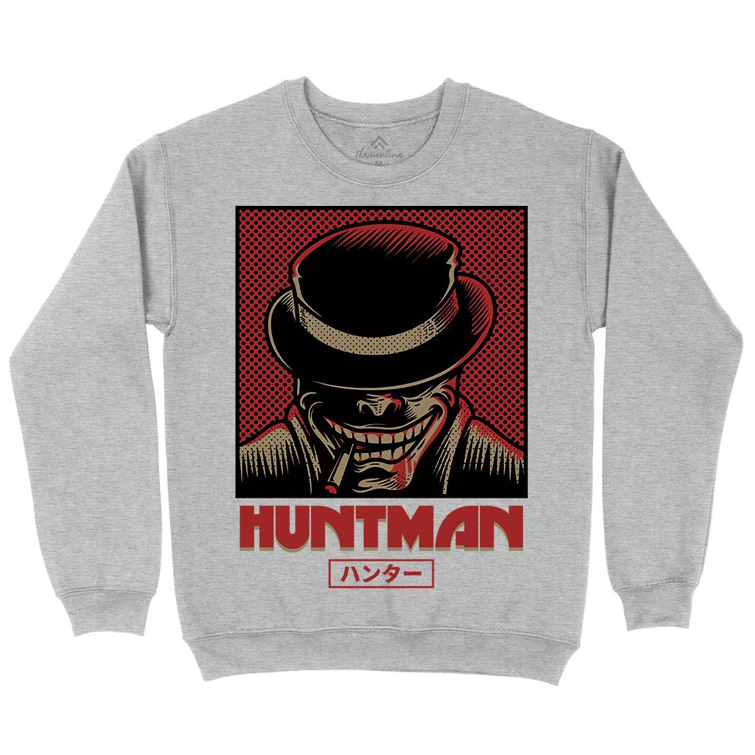 Huntsman Mens Crew Neck Sweatshirt Horror D617