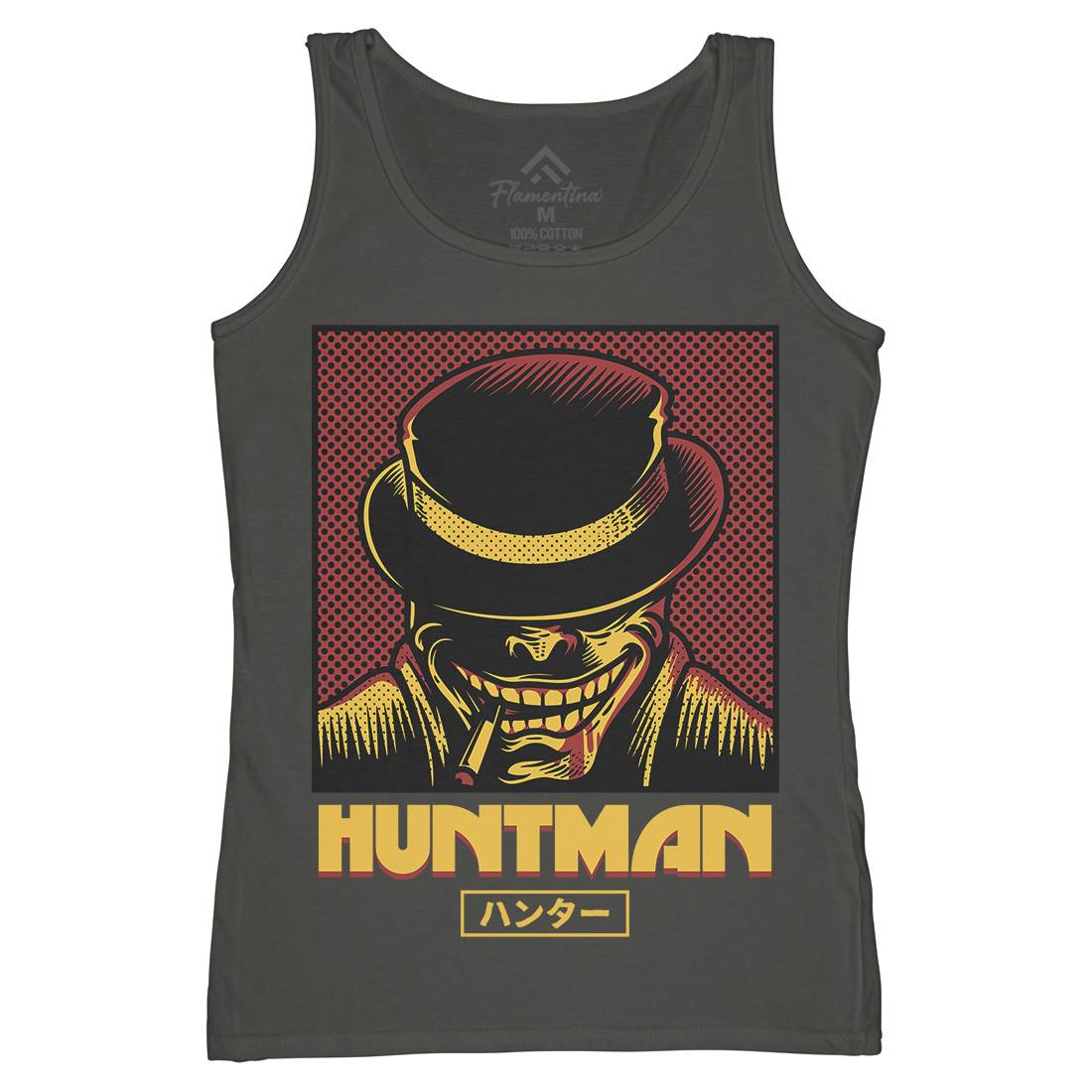 Huntsman Womens Organic Tank Top Vest Horror D617