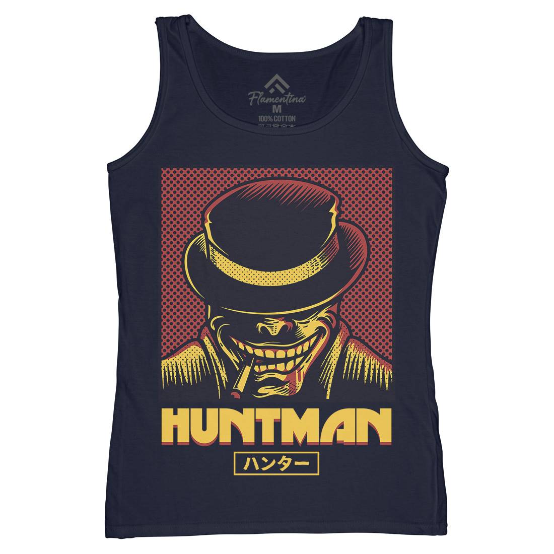 Huntsman Womens Organic Tank Top Vest Horror D617