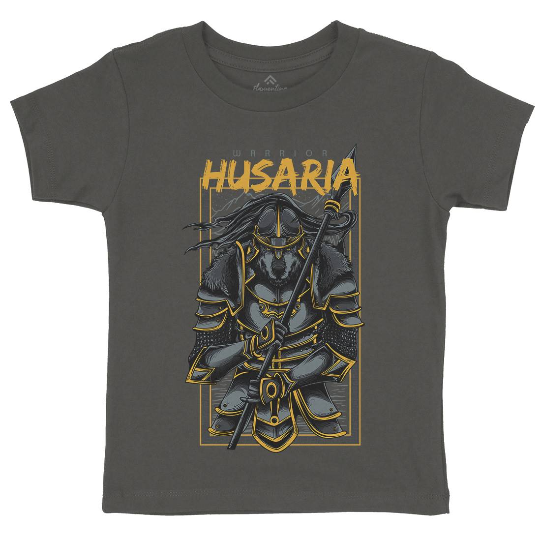Husaria Kids Crew Neck T-Shirt Warriors D618