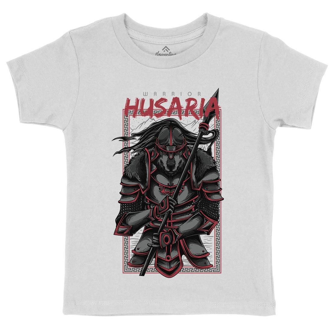 Husaria Kids Organic Crew Neck T-Shirt Warriors D618