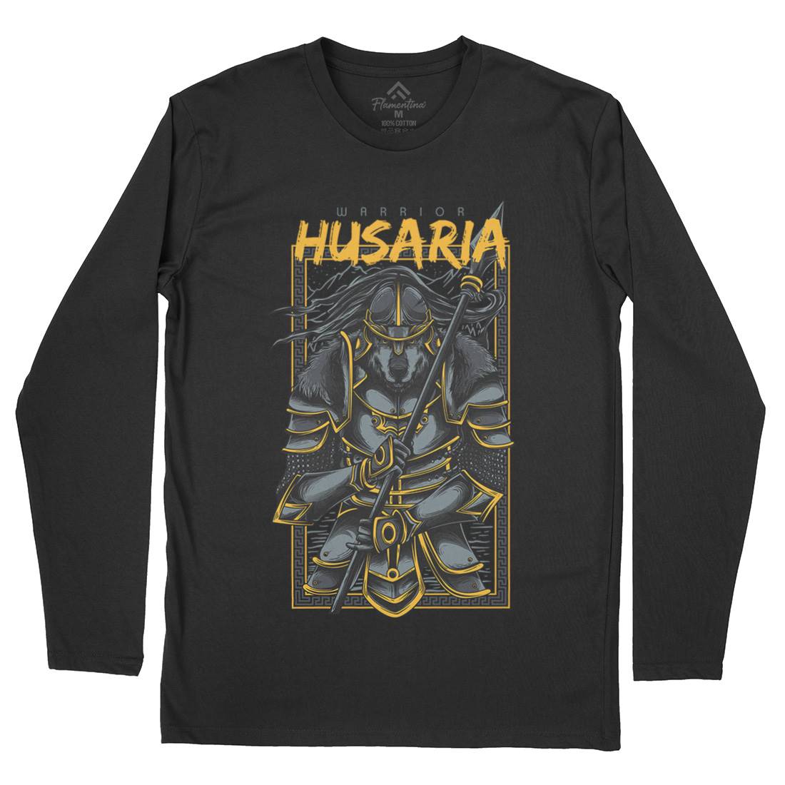 Husaria Mens Long Sleeve T-Shirt Warriors D618