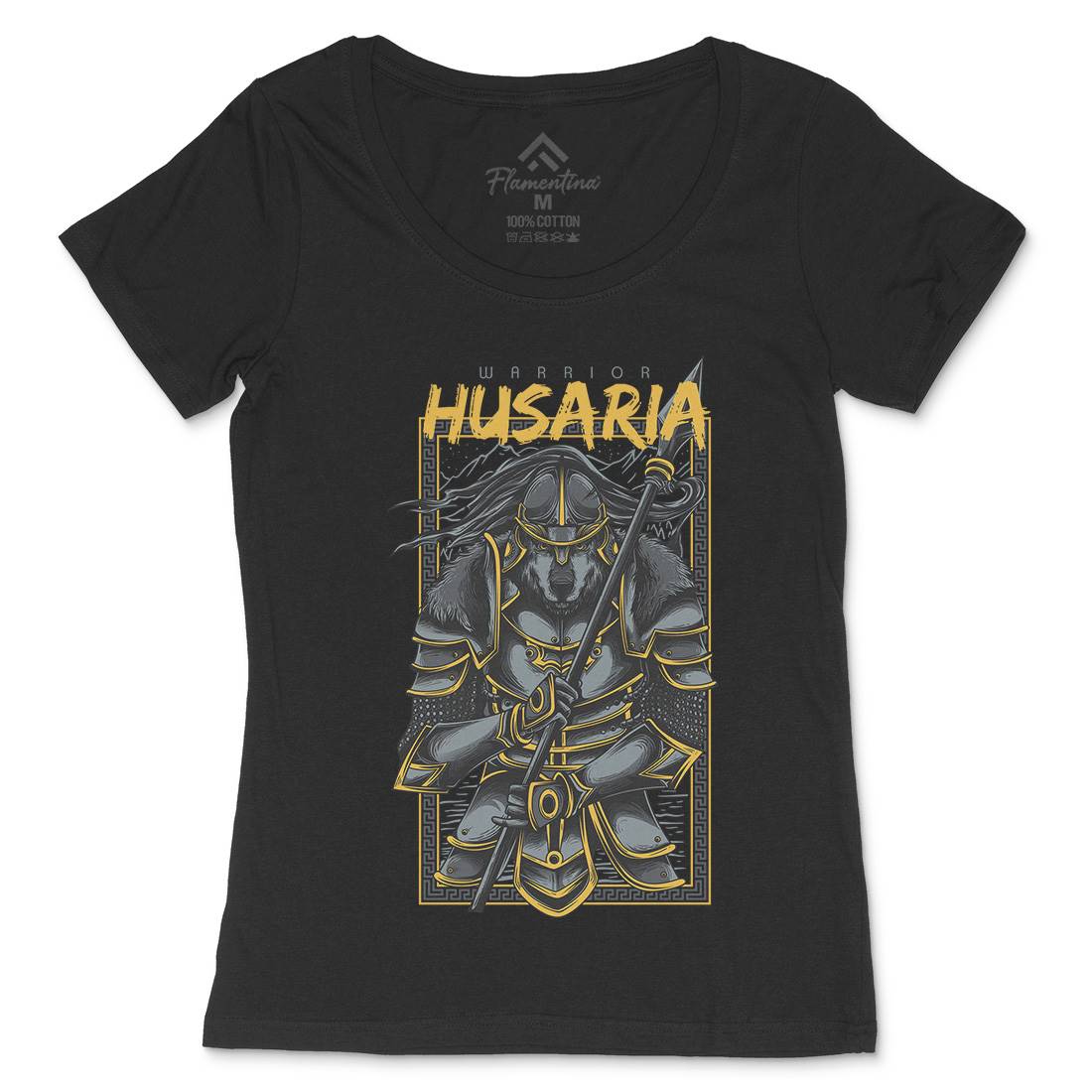 Husaria Womens Scoop Neck T-Shirt Warriors D618