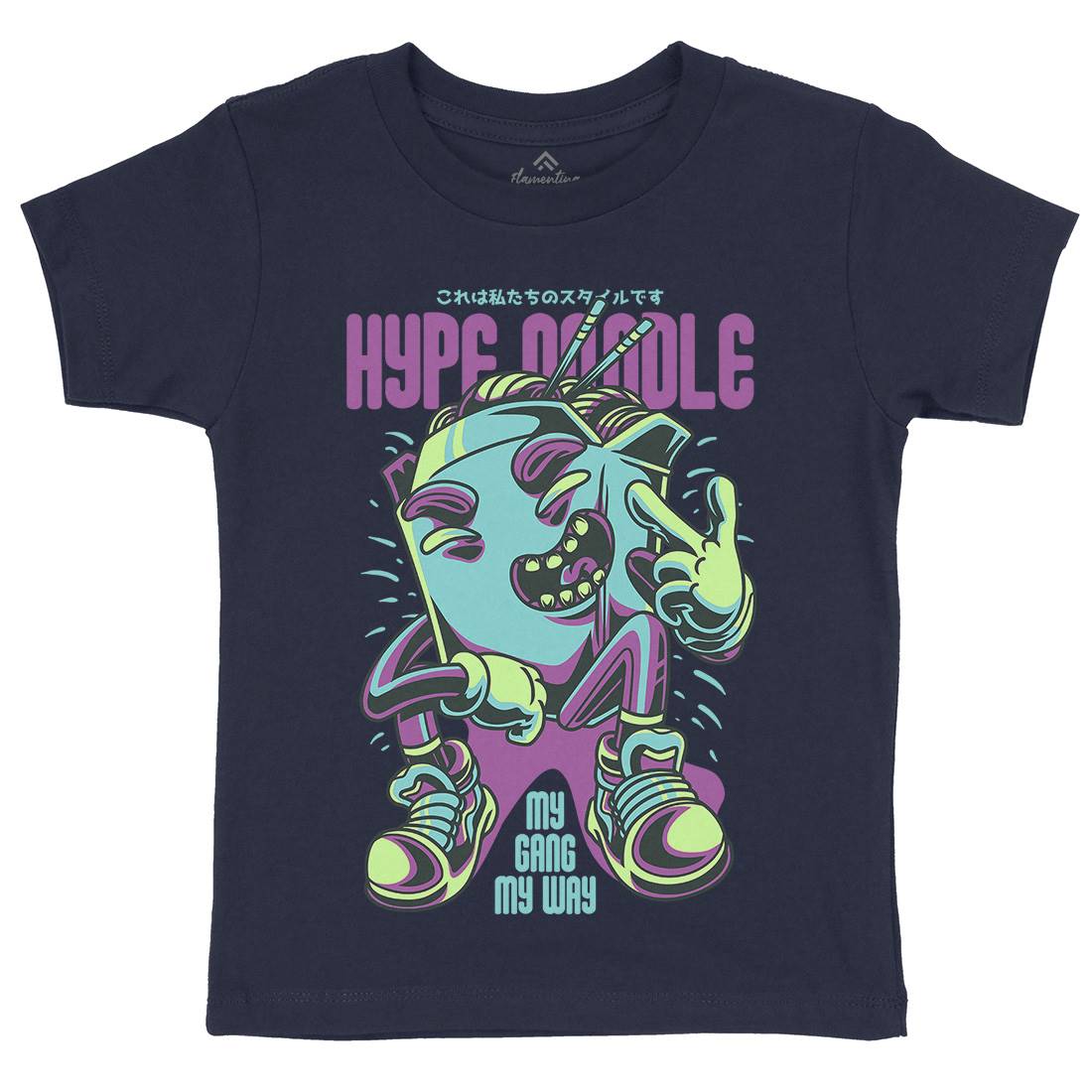 Hype Noodle Kids Crew Neck T-Shirt Food D619
