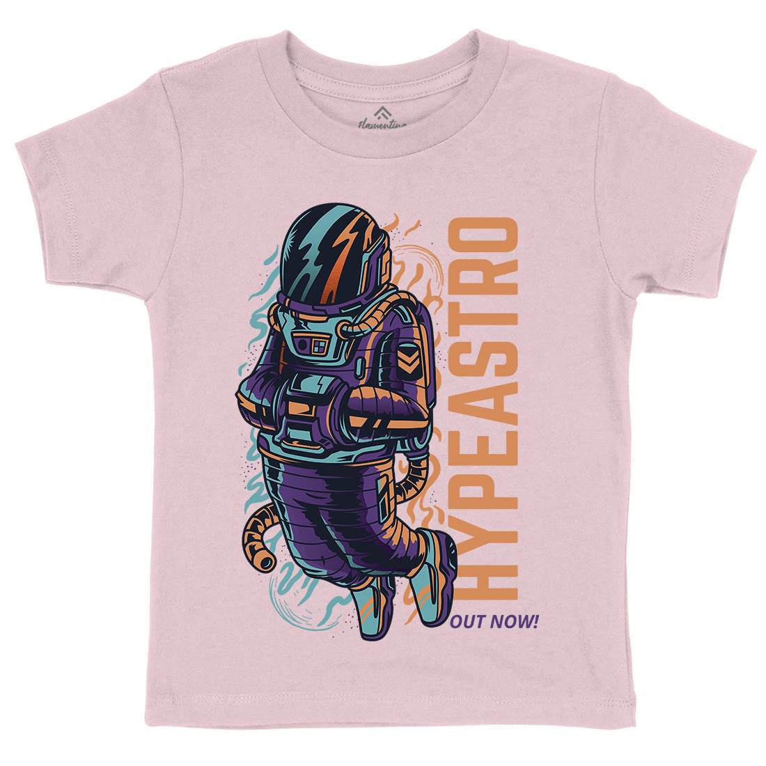 Hypeastro Kids Crew Neck T-Shirt Space D620