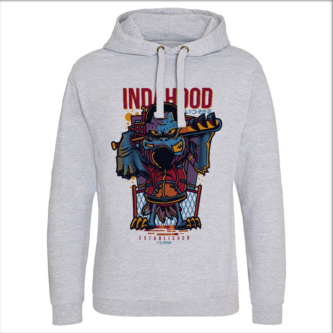 In Da Hood Mens Hoodie Without Pocket Animals D623