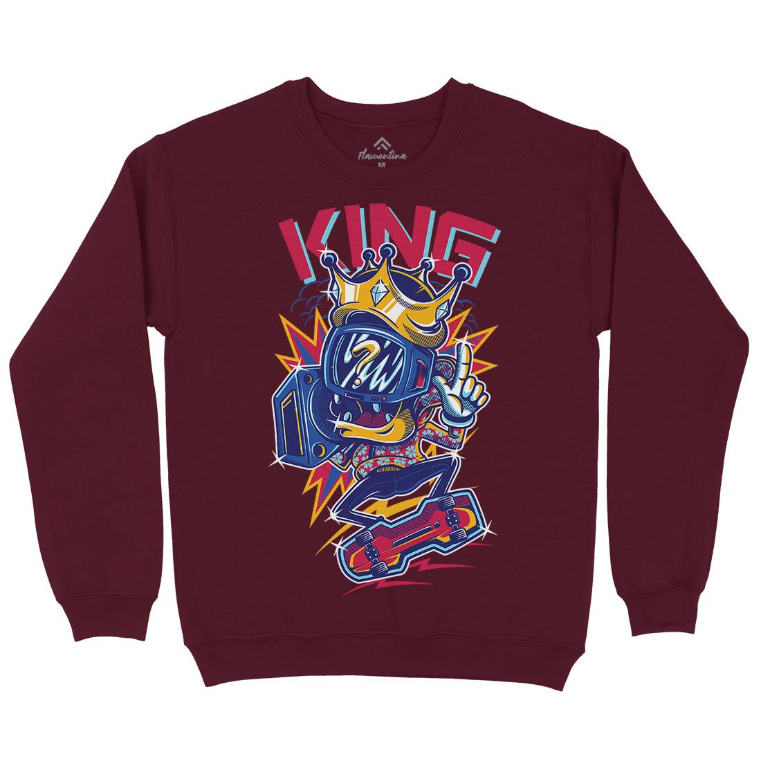 King Kids Crew Neck Sweatshirt Skate D630