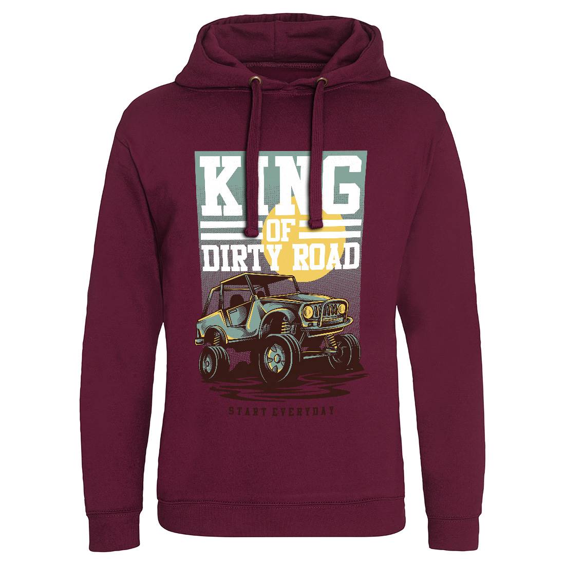 King Of Dirty Road Mens Hoodie Without Pocket Cars D631